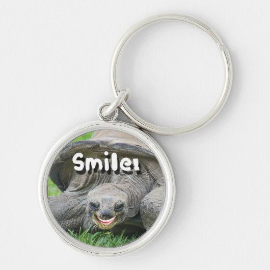 微笑のカメKeychain キーホルダー (正面)