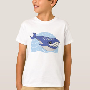 微笑のクジラはTシャツをからかいます Tシャツ