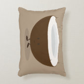 微笑のココナッツ アクセントクッション (正面(垂直))