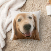 微笑のゴールデン・リトリーバー クッション (ブランケット)