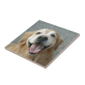 微笑のゴールデン・リトリーバー タイル (側面)