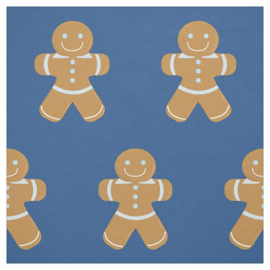微笑のジンジャーブレッドマン ファブリック (見本)