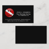 微笑のダイバーの旗 名刺 (正面/裏面)