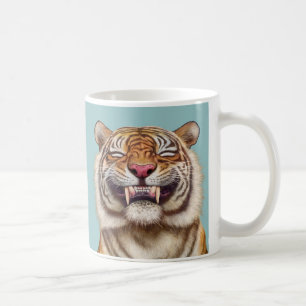 微笑のトラ コーヒーマグカップ