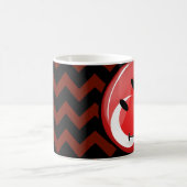 微笑のトルコの旗 コーヒーマグカップ (中央)