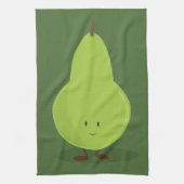 微笑のナシ キッチンタオル (縦)