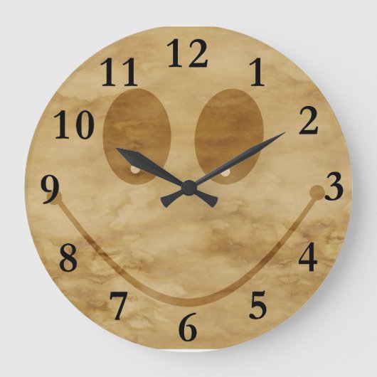 微笑のハバナ ラージ壁時計 (正面)