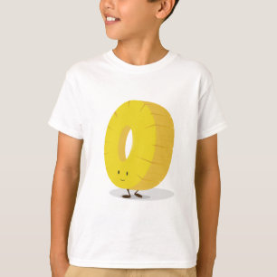 微笑のパイナップル切れ Tシャツ