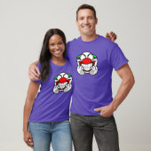 微笑のピエロ(紫色) Tシャツ (ユニセックス)