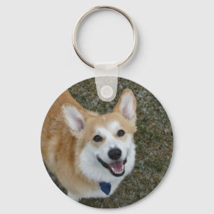 微笑のペンブロークのウェルシュコーギー キーホルダー