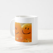 微笑のマグで保って下さい コーヒーマグカップ (正面左)