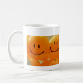 微笑のマグで保って下さい コーヒーマグカップ (左)