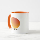 微笑のマンゴのキャラクター マグカップ (正面左)