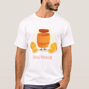 微笑のマーマレードは メンズTシャツを詰め込みます Tシャツ