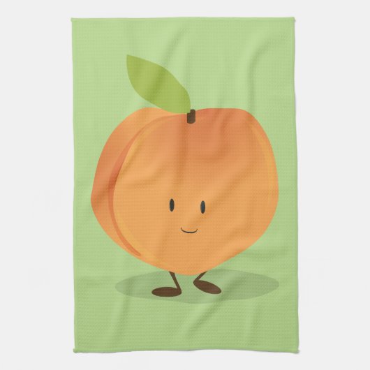 微笑のモモ キッチンタオル (縦)