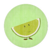 微笑のライムの切れ カッティングボード (正面)