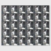 微笑のラマの包装紙 ラッピングペーパー (フラット)