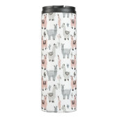 微笑のラマパターン タンブラー (裏面)