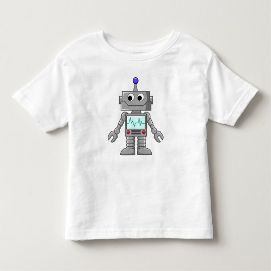 微笑のロボット トドラーTシャツ (正面)