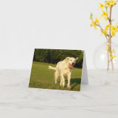 微笑の天使 カード (黄色い花)