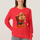 微笑の幸福仏 Tシャツ (正面)
