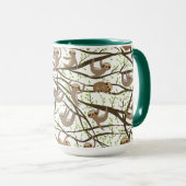 微笑の怠惰パターン マグカップ (正面右)