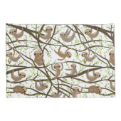 微笑の怠惰パターン 枕カバー (裏面-右)