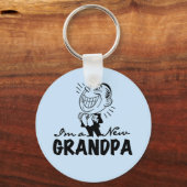微笑の新しい祖父のTシャツおよびギフト キーホルダー (正面)