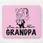 微笑の新しい祖父のTシャツおよびギフト マウスパッド (正面)