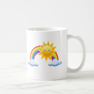 微笑の日光の虹 コーヒーマグカップ