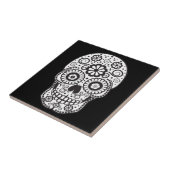 微笑の砂糖のスカル タイル (側面)