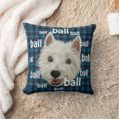 微笑の西の高地テリア クッション (ブランケット)