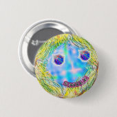 微笑の顔ボタン 缶バッジ (正面&裏面)