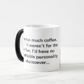 微笑の馬の消えていくコーヒー・マグ モーフィングマグカップ (正面左)