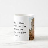 微笑の馬の消えていくコーヒー・マグ モーフィングマグカップ (中央)