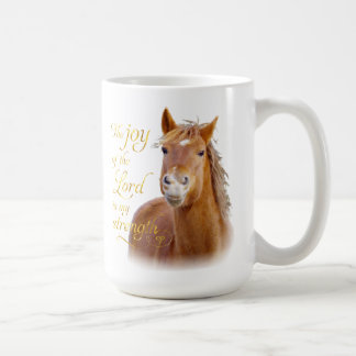 微笑の馬の聖書の詩のマグ コーヒーマグカップ