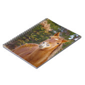 微笑の馬の聖書の詩の写真のノート ノートブック (左側)