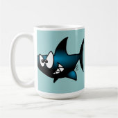 微笑の鮫 コーヒーマグカップ (左)