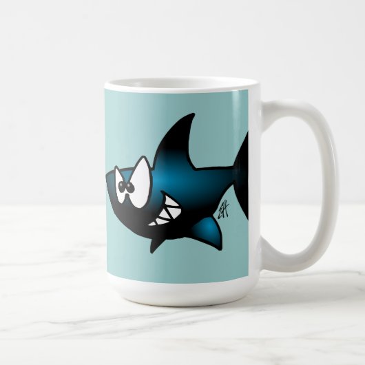 微笑の鮫 コーヒーマグカップ (右)