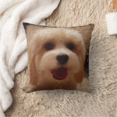 微笑のCockapoo クッション (ブランケット)