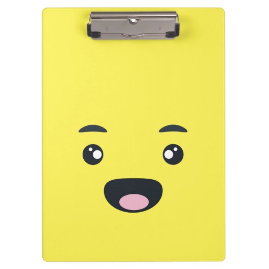微笑のEmoji クリップボード (正面)