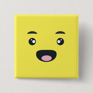 微笑のEmoji 缶バッジ