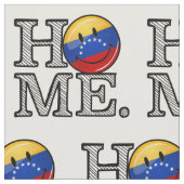 微笑のVenezualanの旗の引っ越し祝いパーティー ファブリック (クローズアップ)