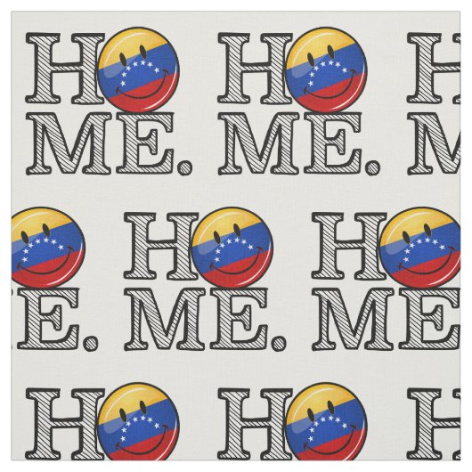微笑のVenezualanの旗の引っ越し祝いパーティー ファブリック (見本)