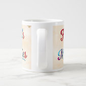 "微笑みで結ばれて" ジャンボコーヒーマグカップ (裏面)