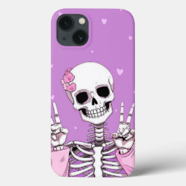 微笑み iPhone 13ケース