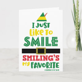 微笑むのが好きなクリスマス © GraphicLoveShop カード
