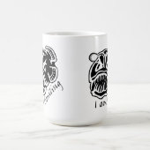 微笑むアンコウです コーヒーマグカップ (中央)
