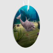 微笑むイルカ オーナメント (正面)