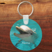 微笑むイルカ キーホルダー (正面)
